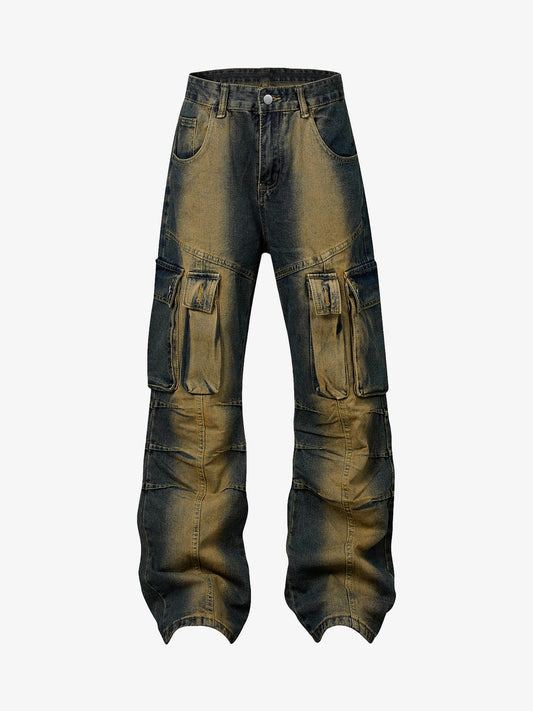 Thesupermade American Street Style Washed Distressed Jeans - 2236 