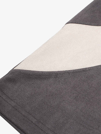 Jersey Deconstructed Contrast Color Stitching Print T-shirt - 2407 