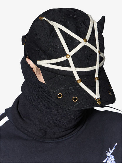 Thesupermade Star Washed Denim Baseball Cap 