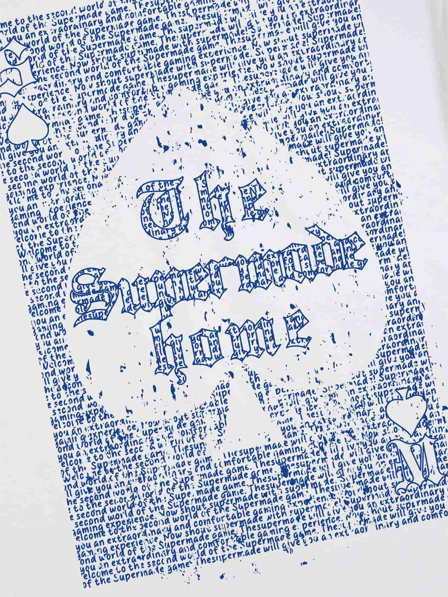 Thesupermade Valentine's Day Graffiti Poker T-shirt - 1946 