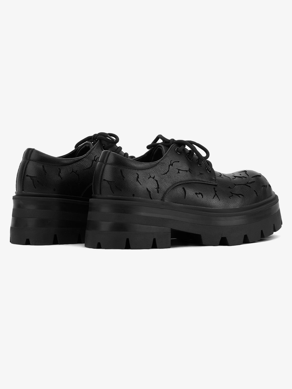 Thesupermade High Street Crackle Leather Shoes - 2182 