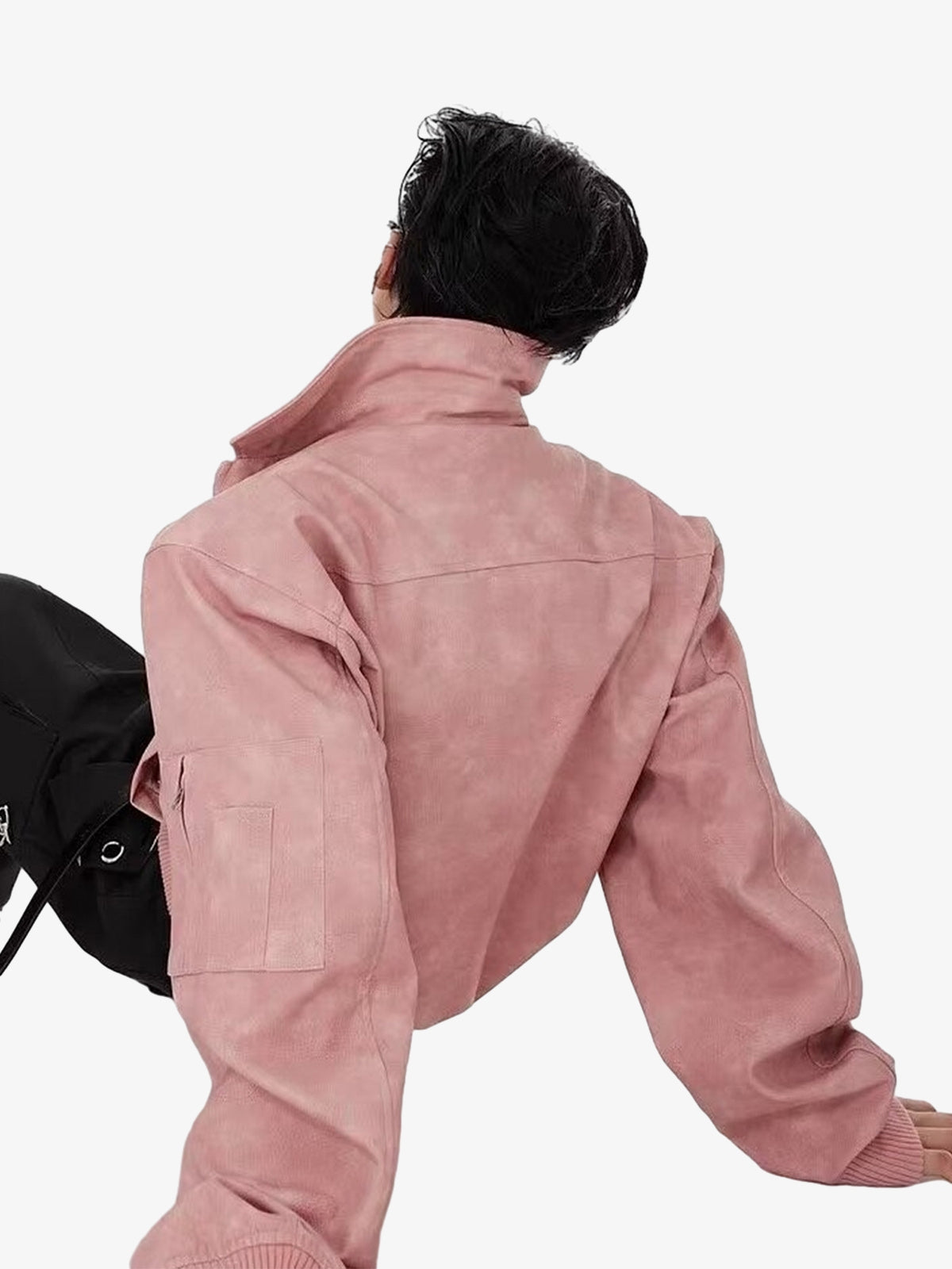 Thesupermade Vintage Motorcycle Suede Street Rap Jacket - 2232 