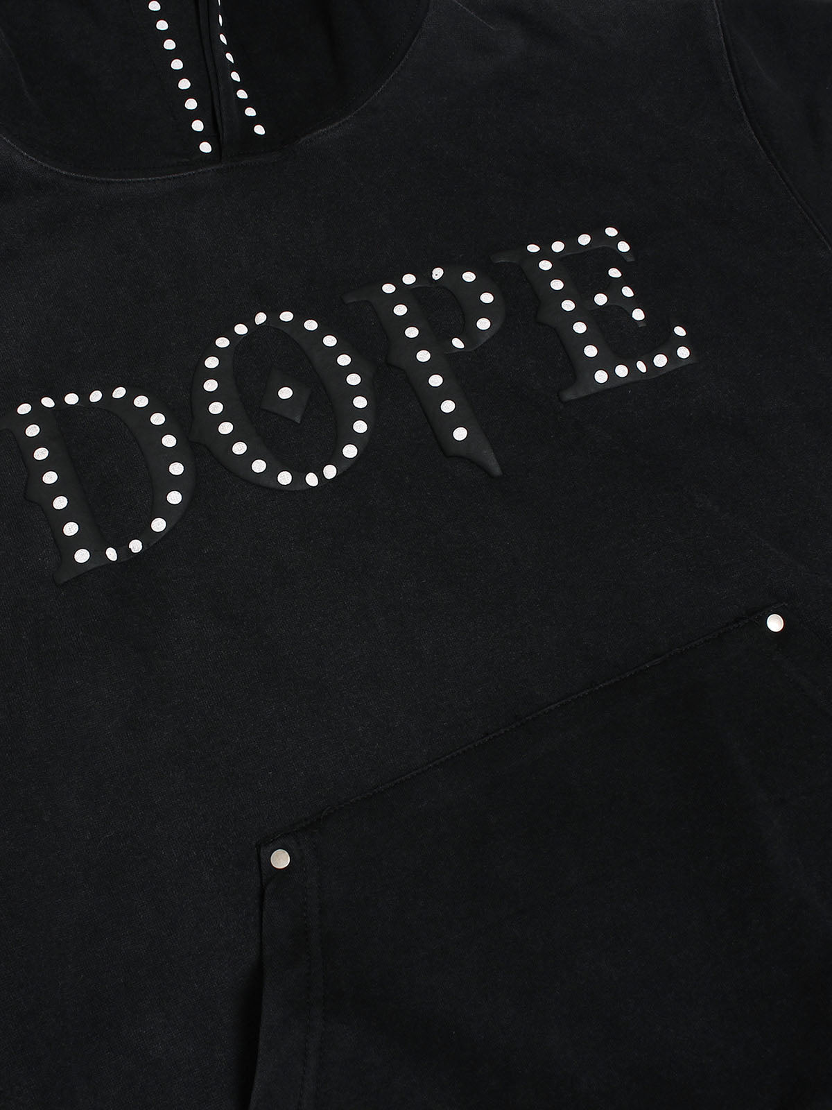 Thesupermade Rivet-adorned Graphic Hoodies 
