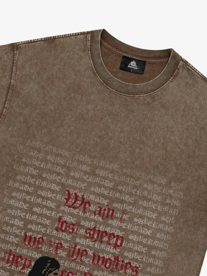 Bold Graphic Slogan T-Shirt 