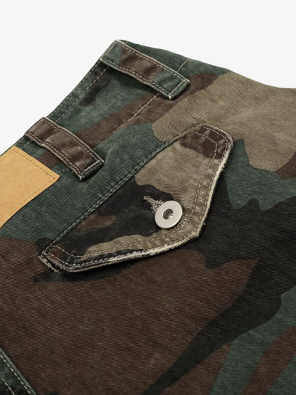 Street Camouflage Cargo Shorts 