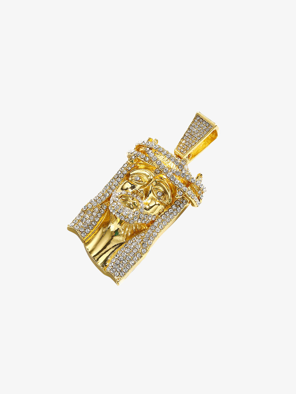 Thesupermade Diamond Jesus Cuban Necklace 