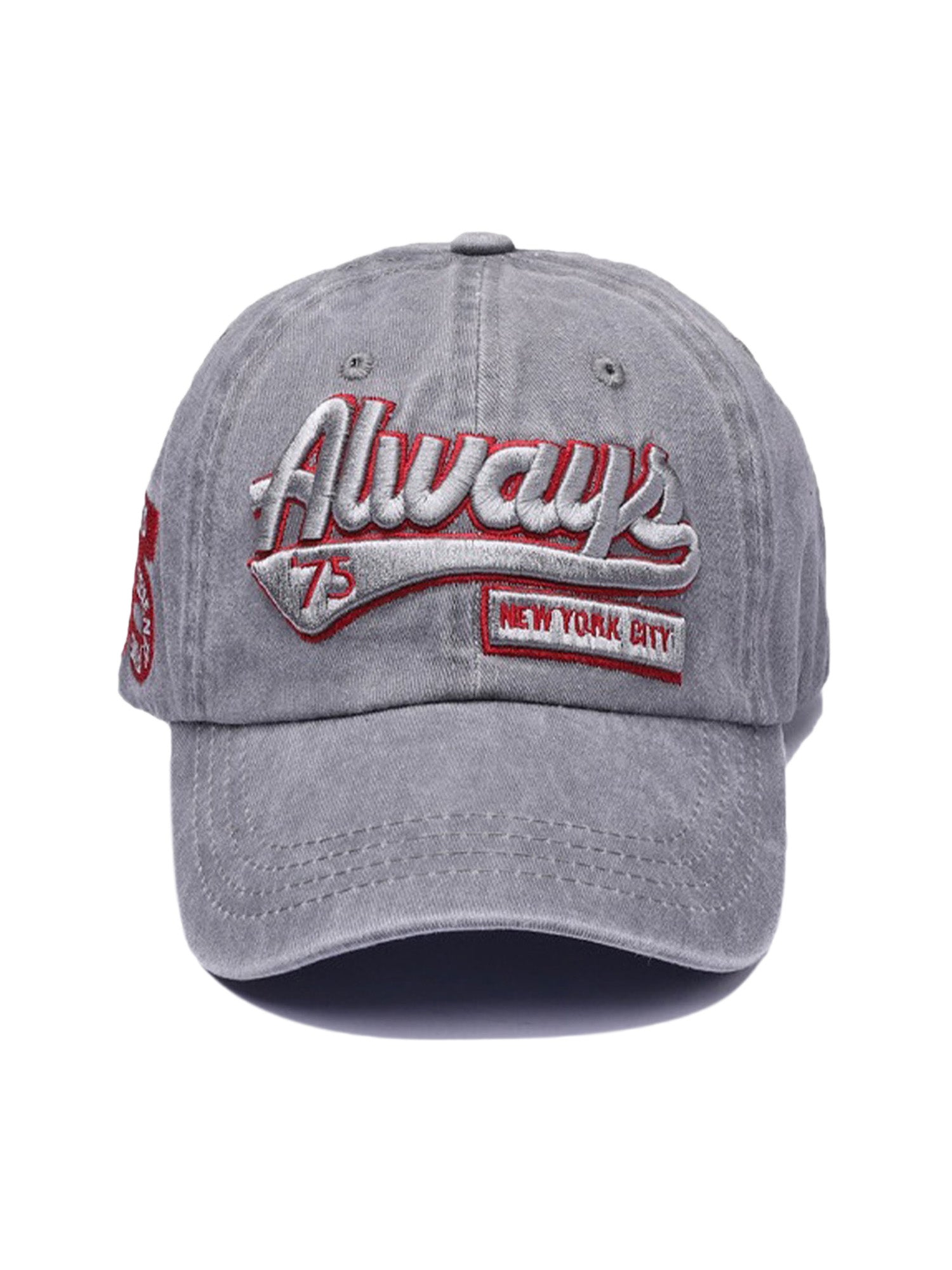 Thesupermade Vintage Embroidered Denim Washed Baseball Cap