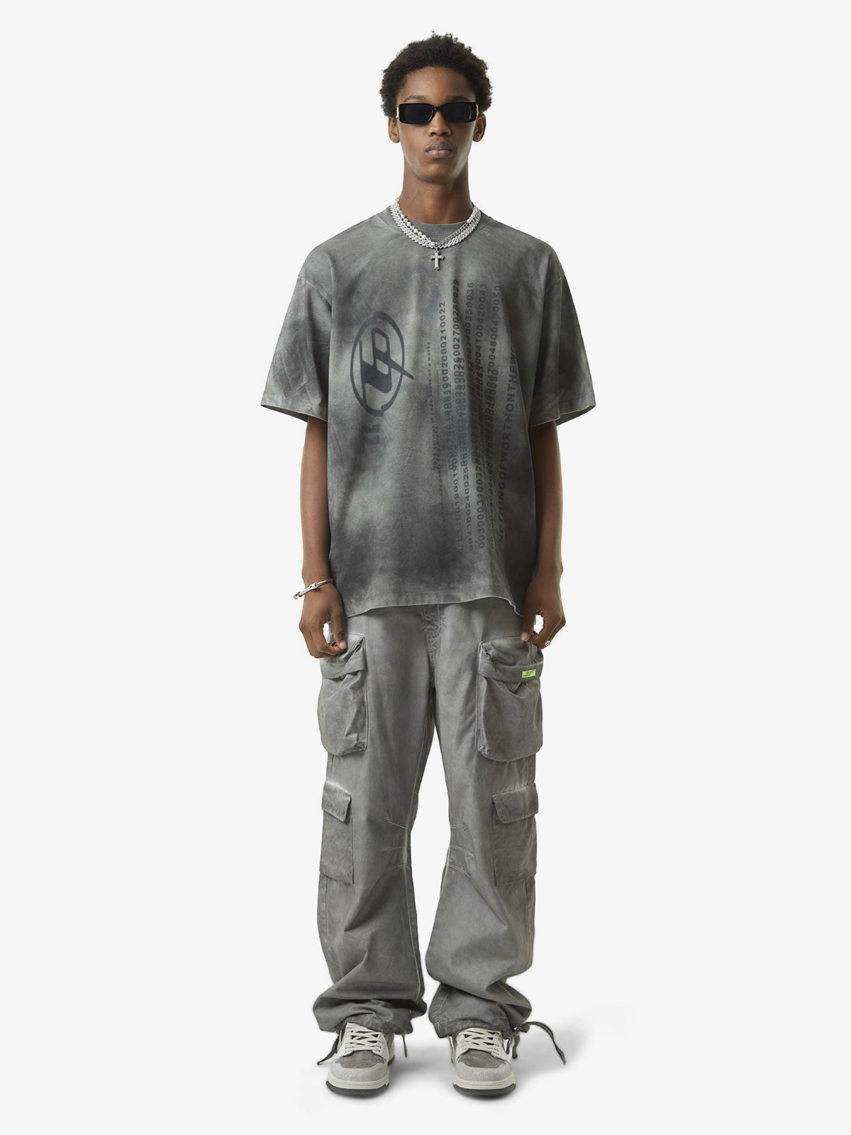 Thesupermade Vintage Wasteland Style Multi Pocket Work Pants 