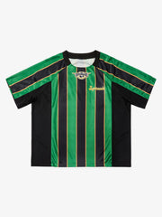 Original Retro Striped Spliced Sports Jersey T-Shirt - 2422 