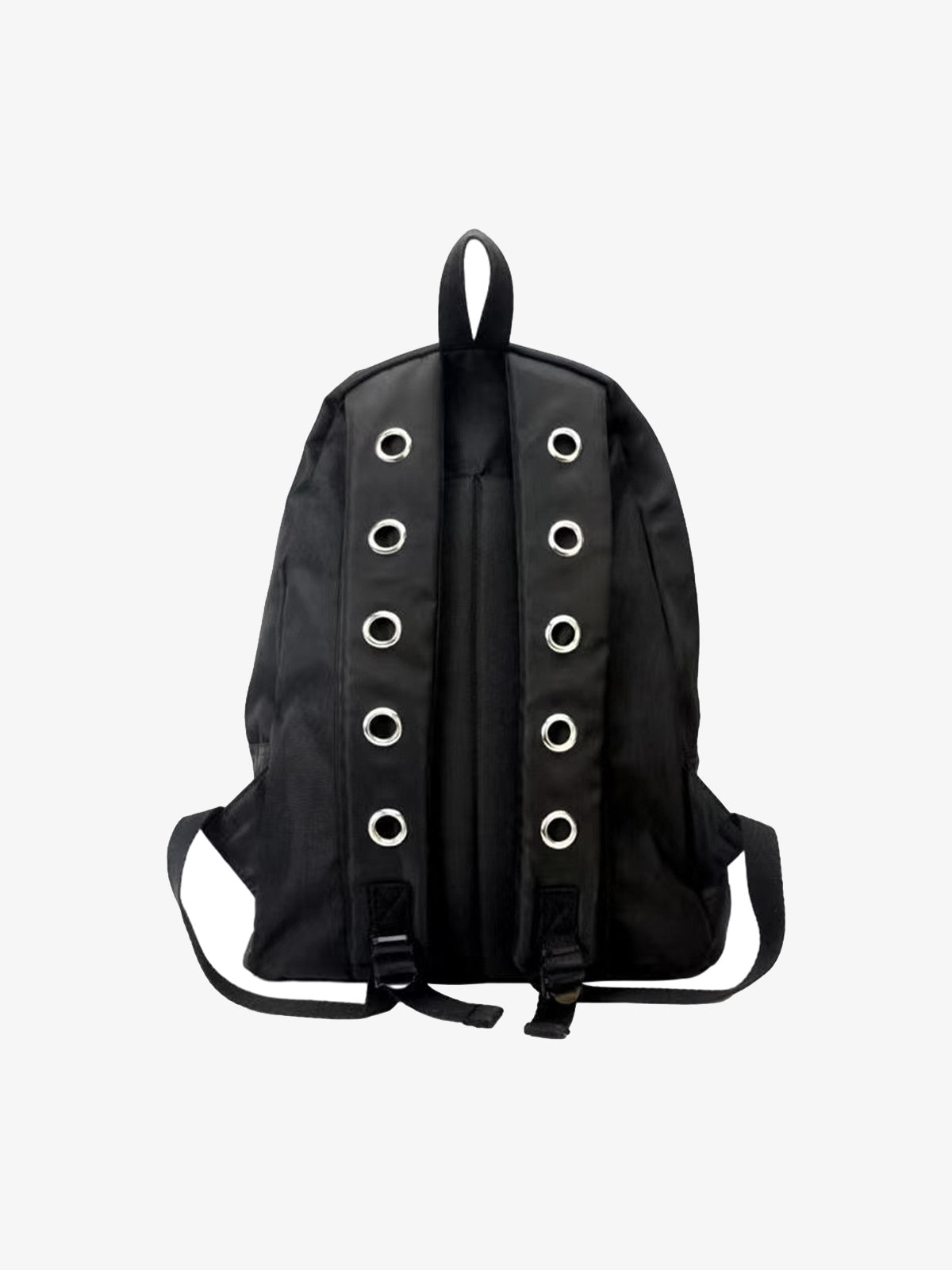 Metal Partition Multi-Pocket Nylon Backpack 