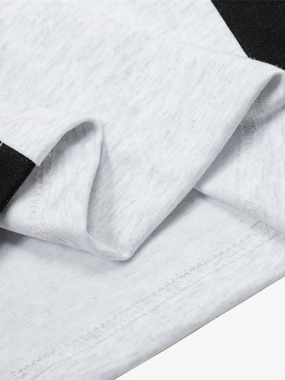 Street Contrast Panel Polo Shirt 
