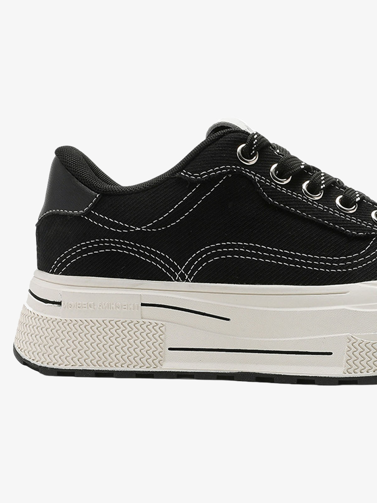 Contrast Color Derivative Casual Canvas Shoes - 2469 