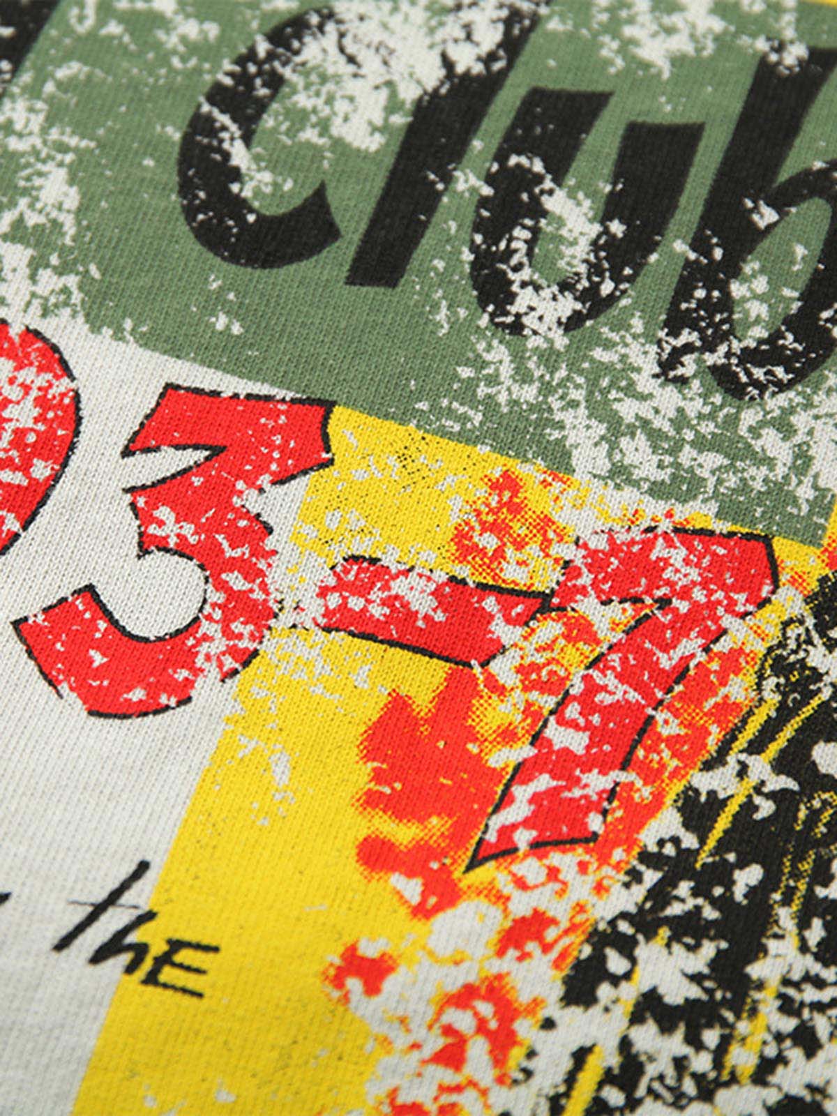 Spliced Deconstruction Print T-shirt 