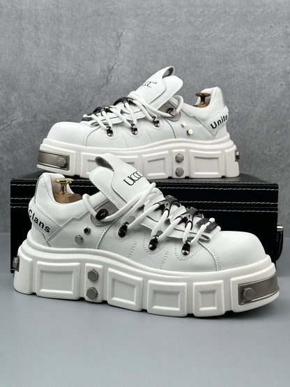 Punk Style Rivet Derby Shoes 