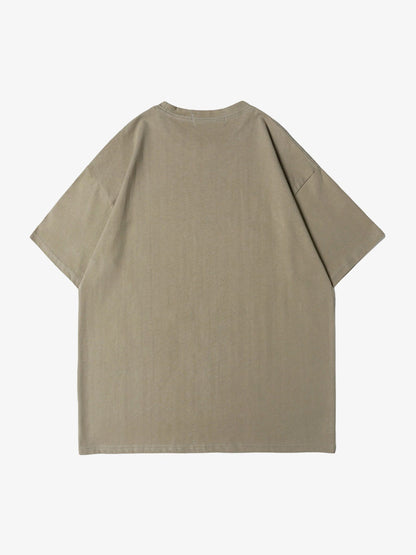 Thesupermade Dark Silhouette Print T-shirt 