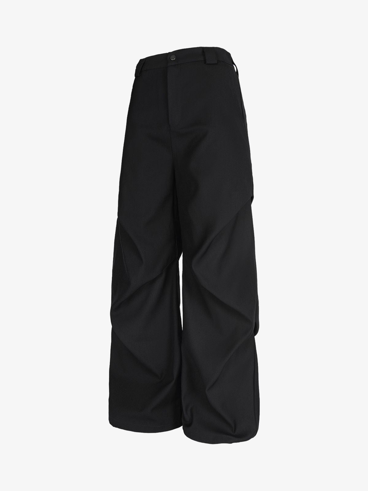 Woven Retro Cleanfit Pleated Drape Pants 