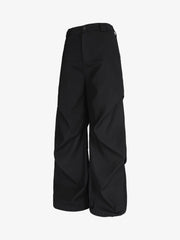 Woven Retro Cleanfit Pleated Drape Pants 