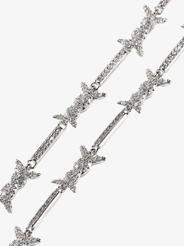 Zircon Thorn Copper Necklace 