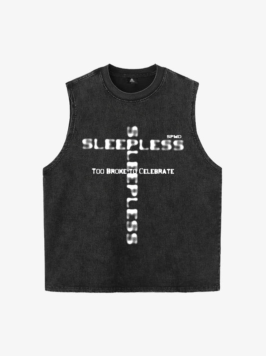 Orginal Phantom Letter Cross Print Vest 
