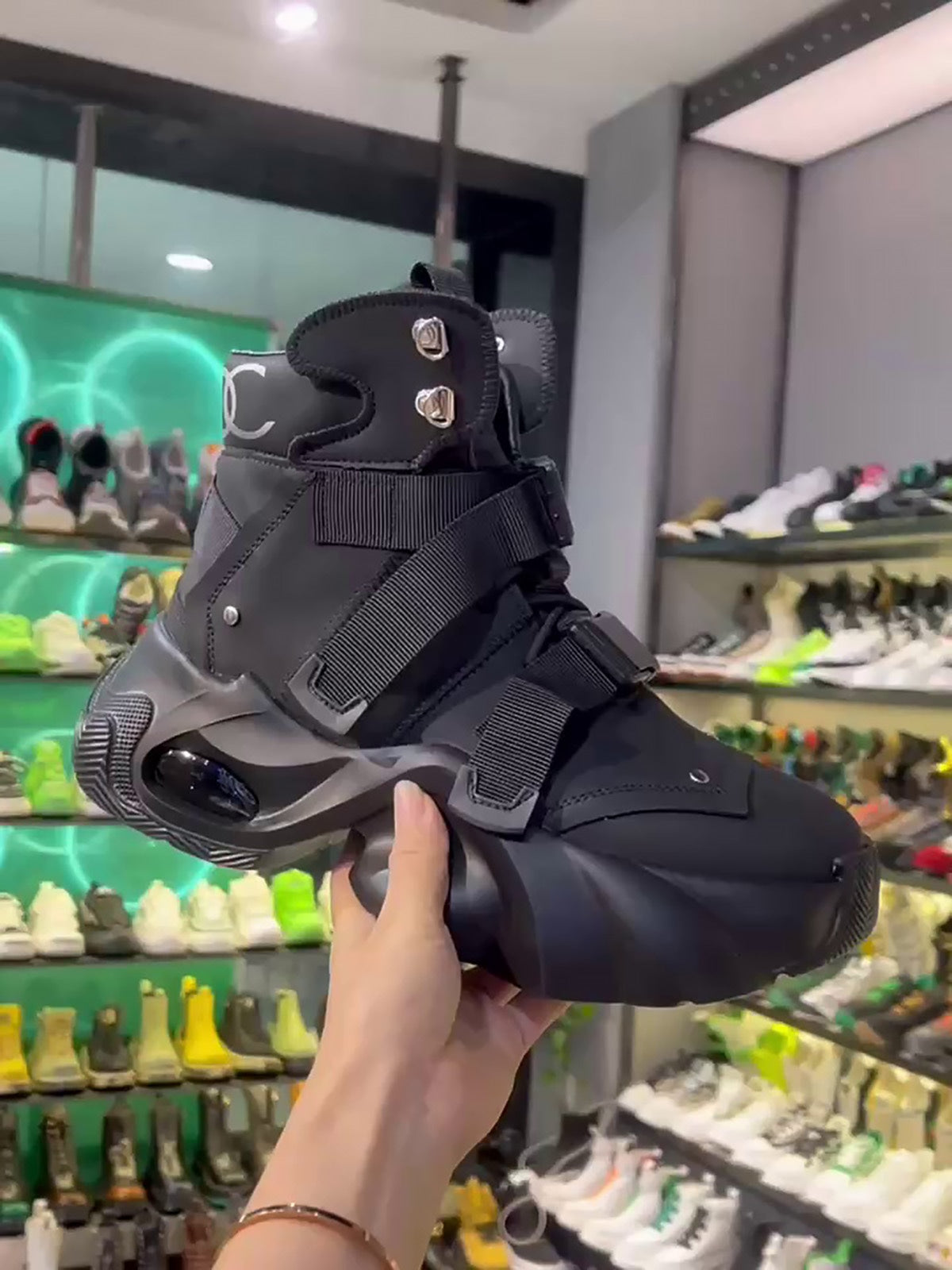 Dual-Strap Stealth Runner Boots 