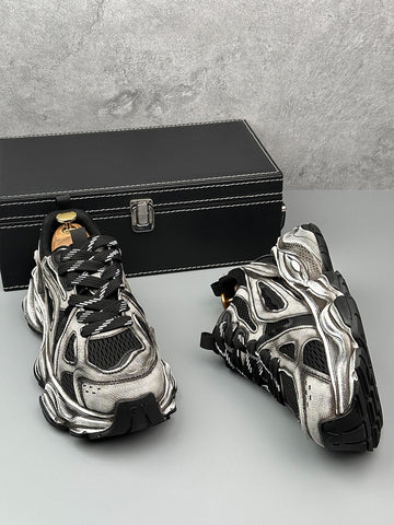 Chunky Sole Breathable Running Sneakers 