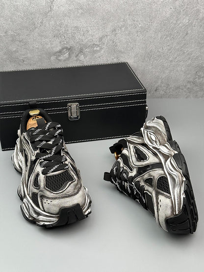Chunky Sole Breathable Running Sneakers 