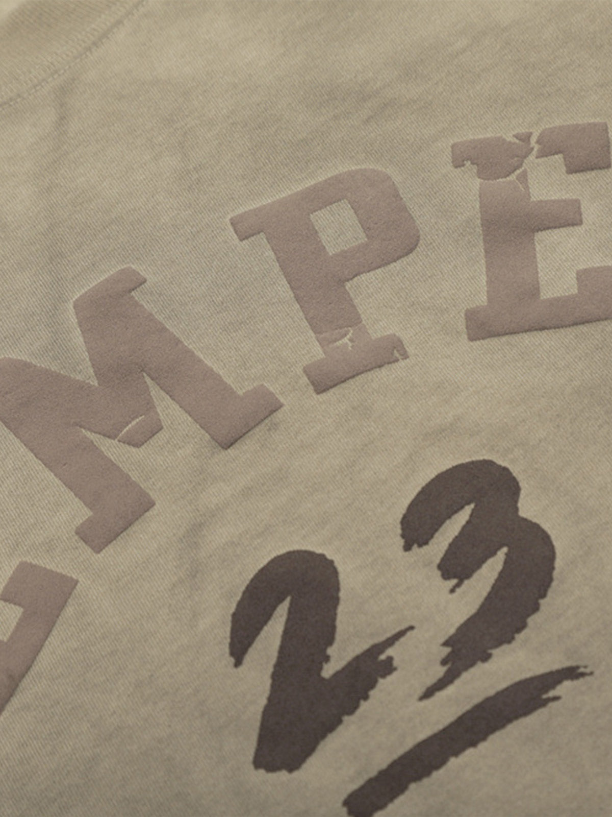 Street Distressed Tie-dye Letter Print T-shirt 