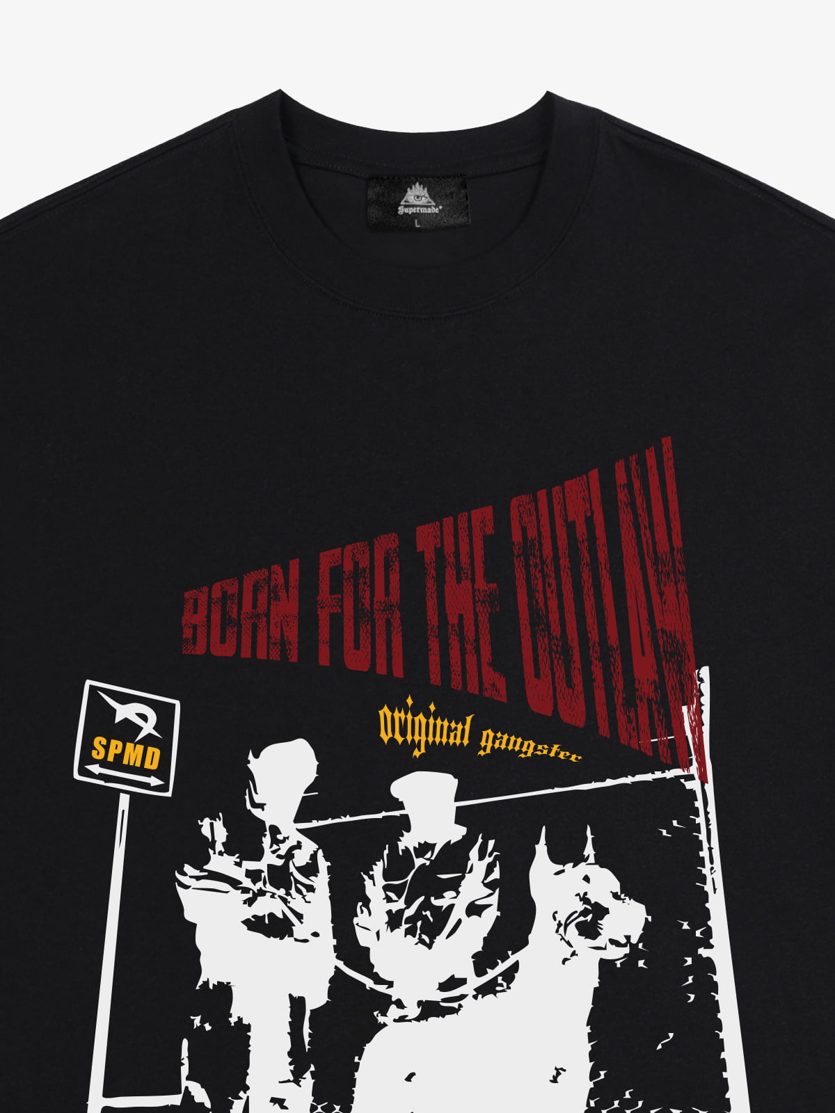 Original “Born for the Outlaw” Graphic Print T-Shirt 