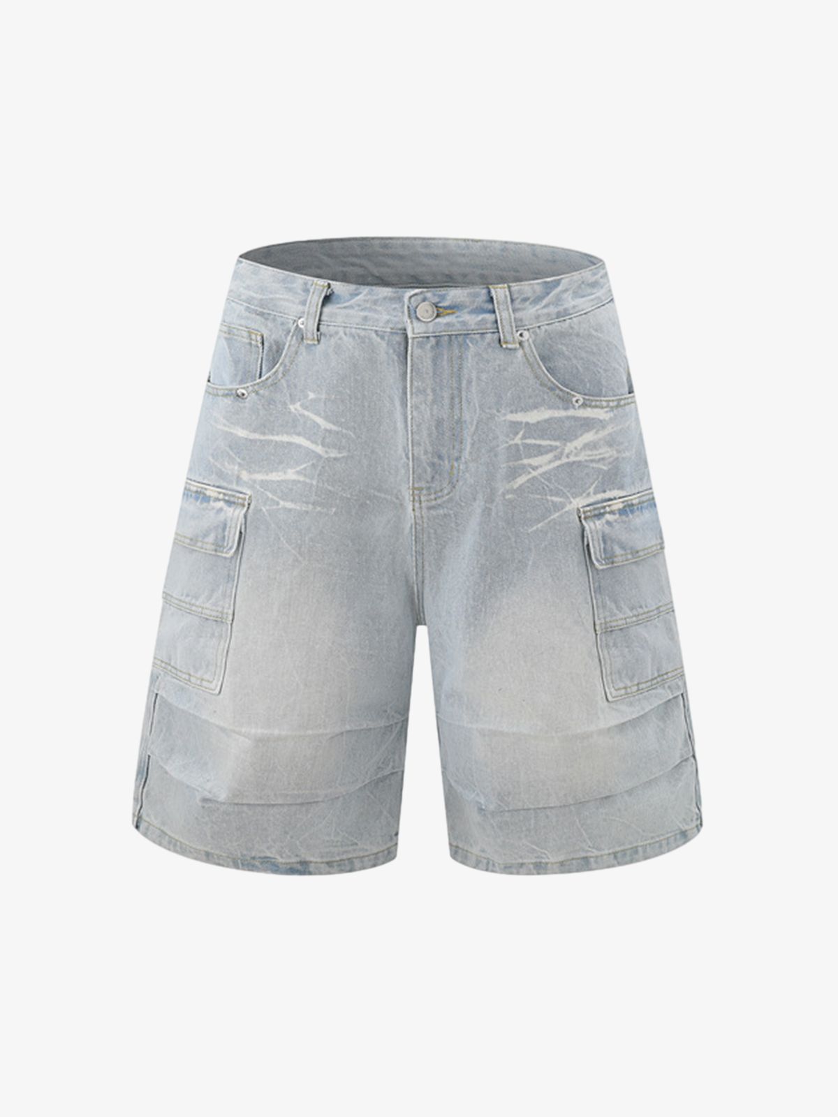 Short Sleeve Shirt & Shorts Denim Set 