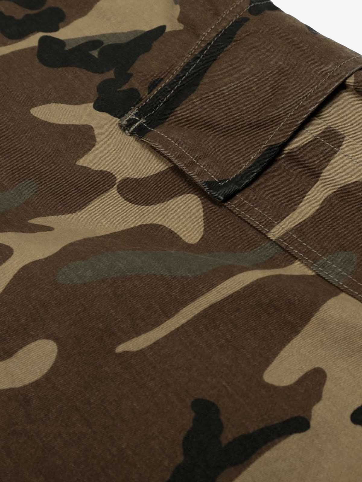 Camouflage Multi-Pocket Cargo Jorts 