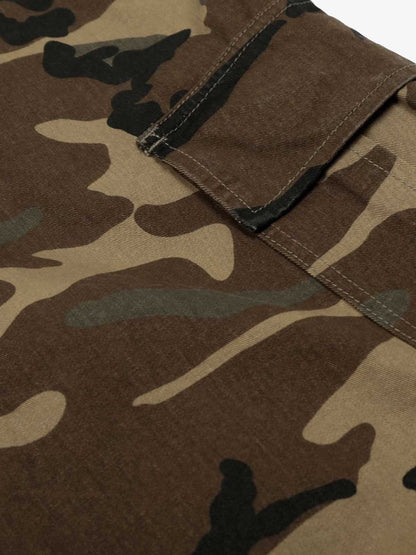 Camouflage Multi-Pocket Cargo Jorts 