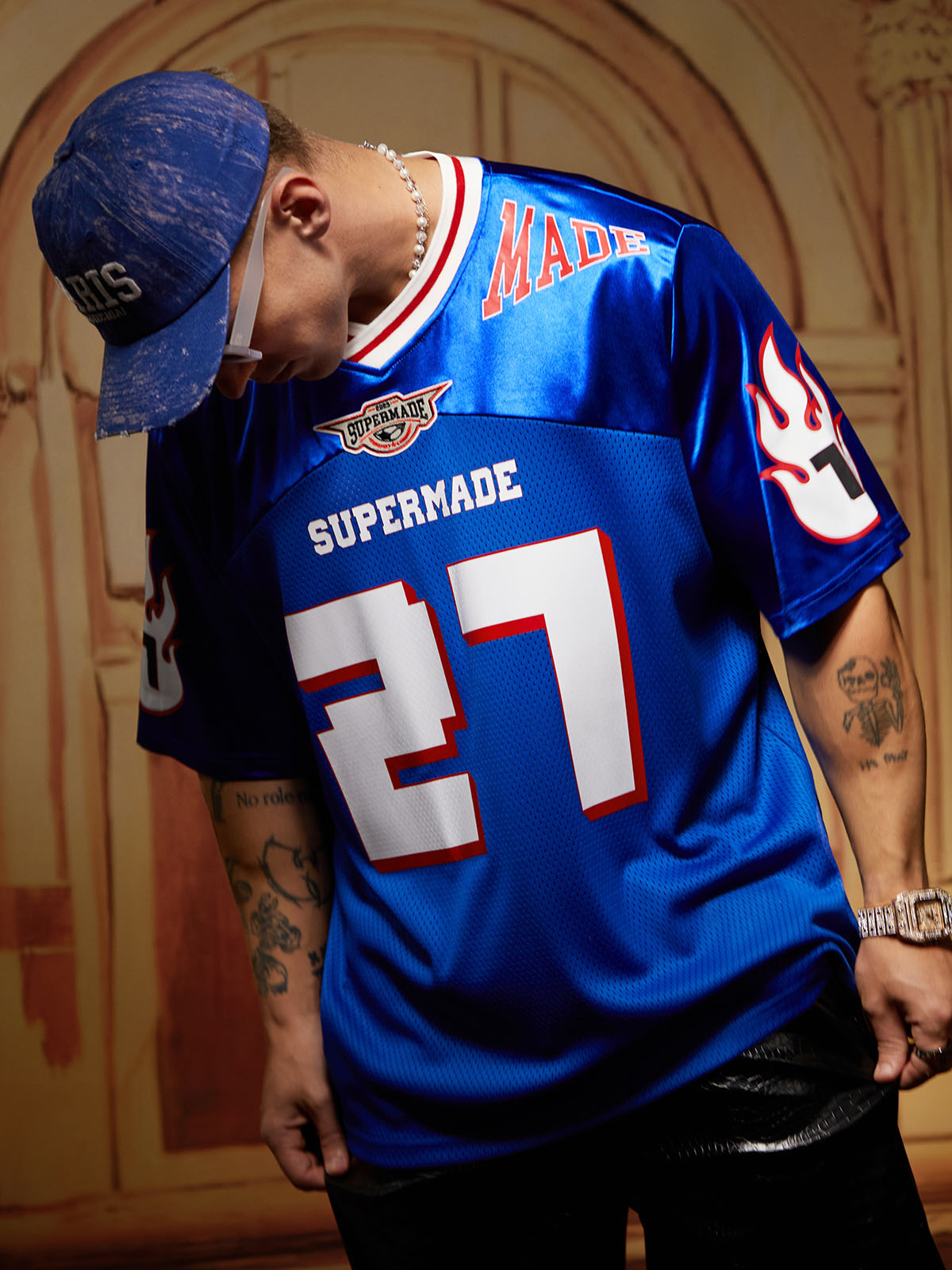 Original Contrast Color Sports Jersey T-Shirt 
