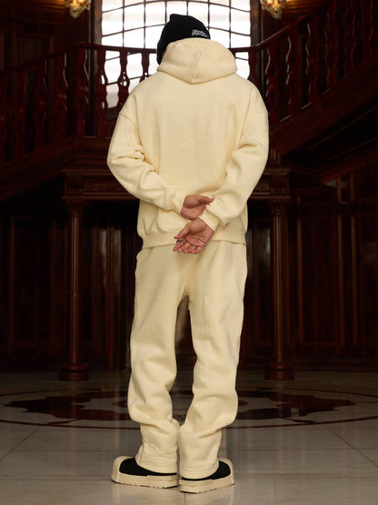 Thesupermade Street Hip-Hop Letters Fleece Tracksuit - 2230 