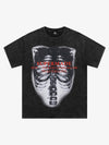 Thesupermade Skull Image Street Hip-Hop T-shirt - 2131 