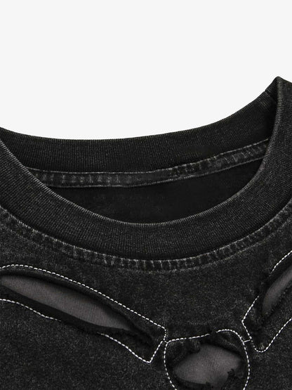 Dark Bones Washed Short-sleeved T-shirt - 1627 