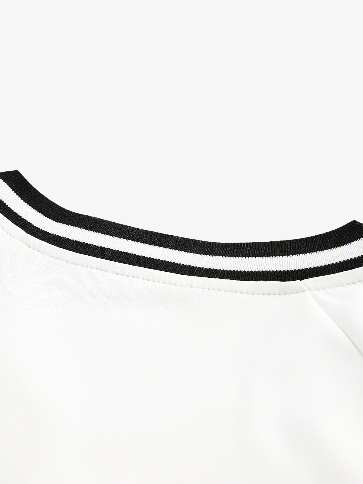 Jersey Contrast Color Stitching Long Sleeve T-shirt 