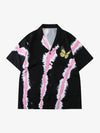 Street Print Butterfly Short Sleeve Shirt 