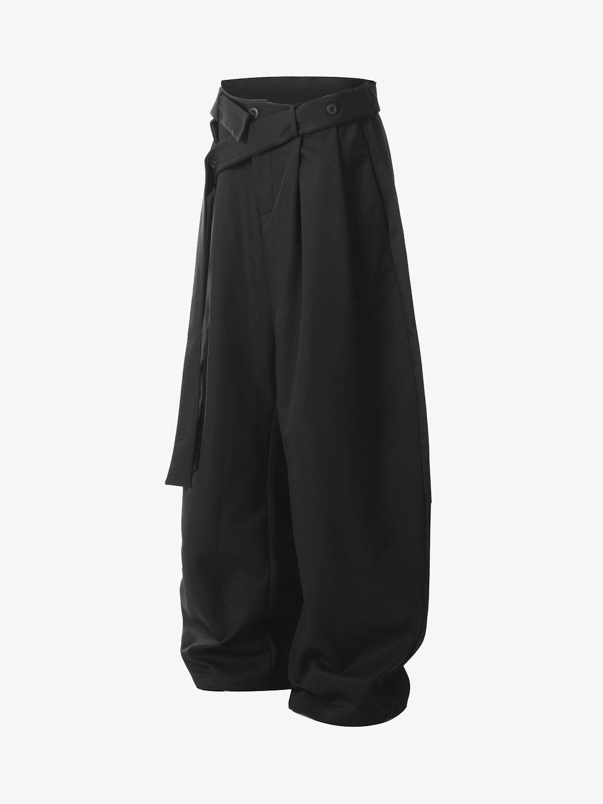 Pleated Belted Machete Track Pants 