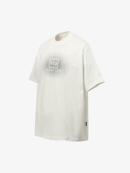 Washed  Patch Embroidery T-shirt 