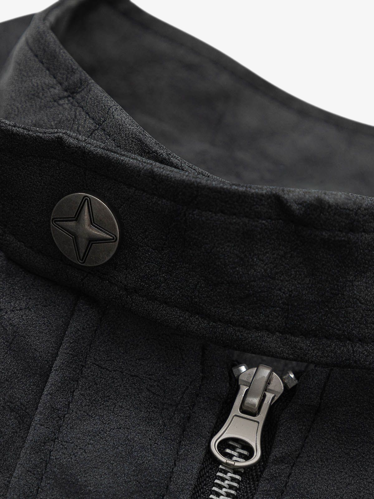 Matte PU Moto Leather Jacket 