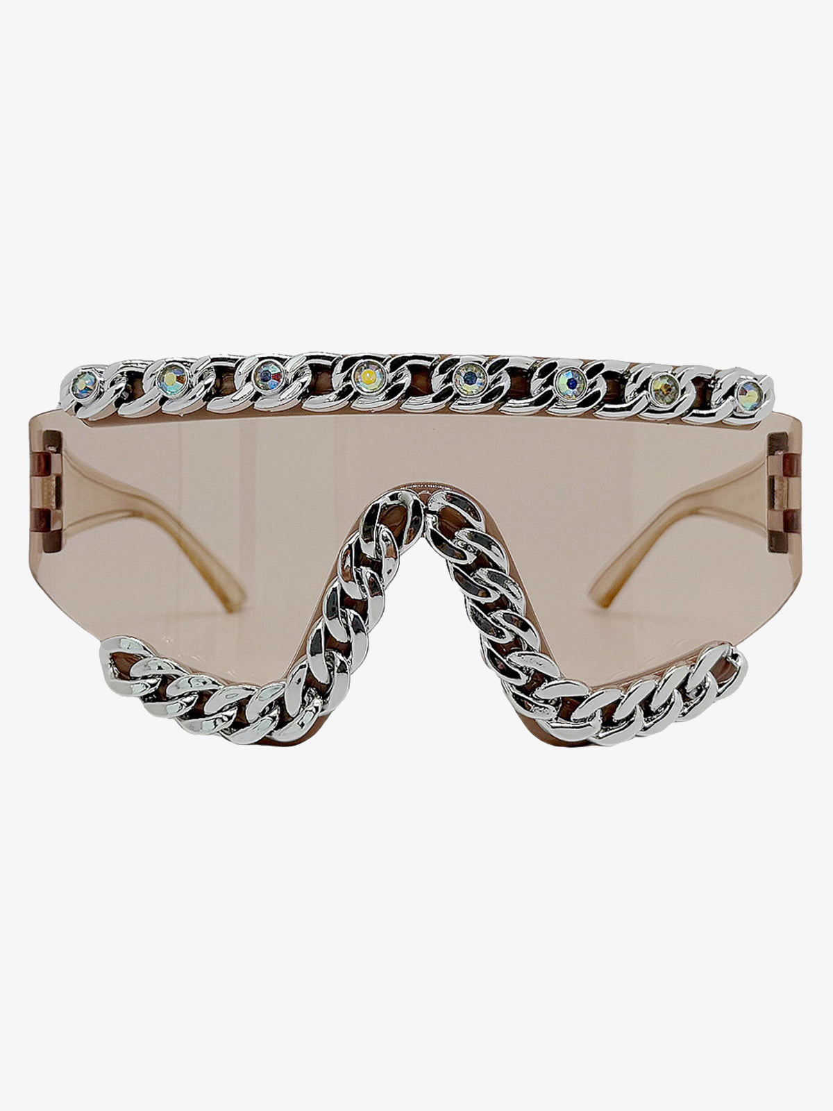 Chain-Embellished Sunglasses 