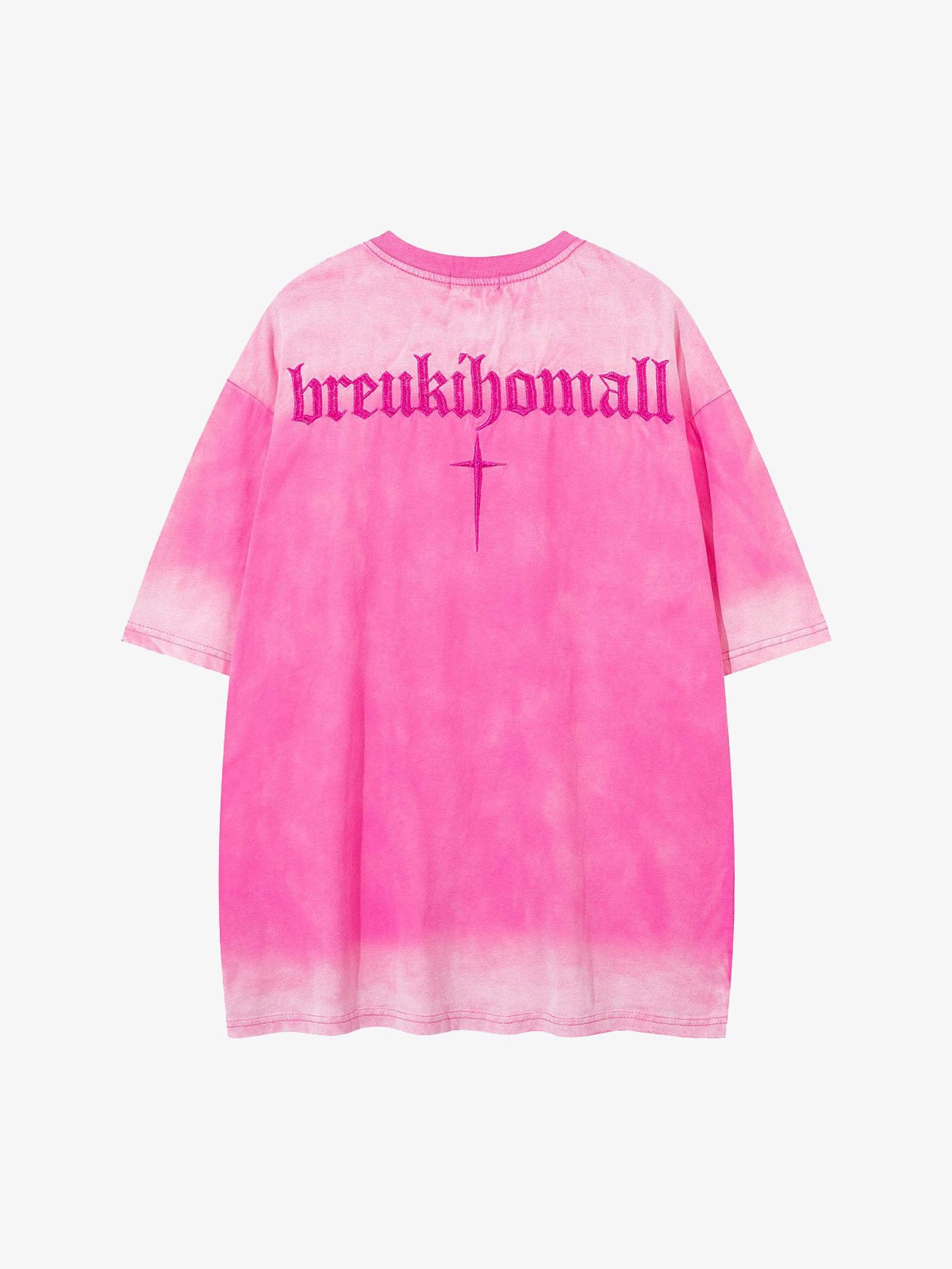 Oversized Cross and Studed T-Shirt 