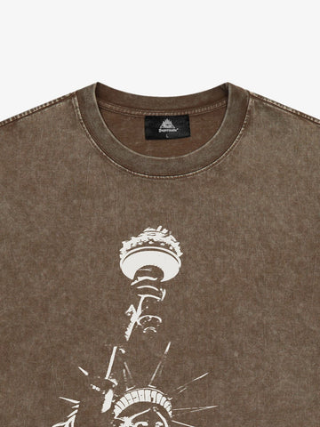 Orginal Lconic Statue Graphic T-Shirt 