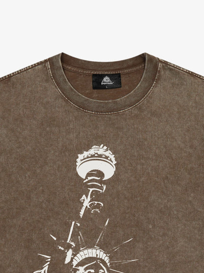 Orginal Lconic Statue Graphic T-Shirt 