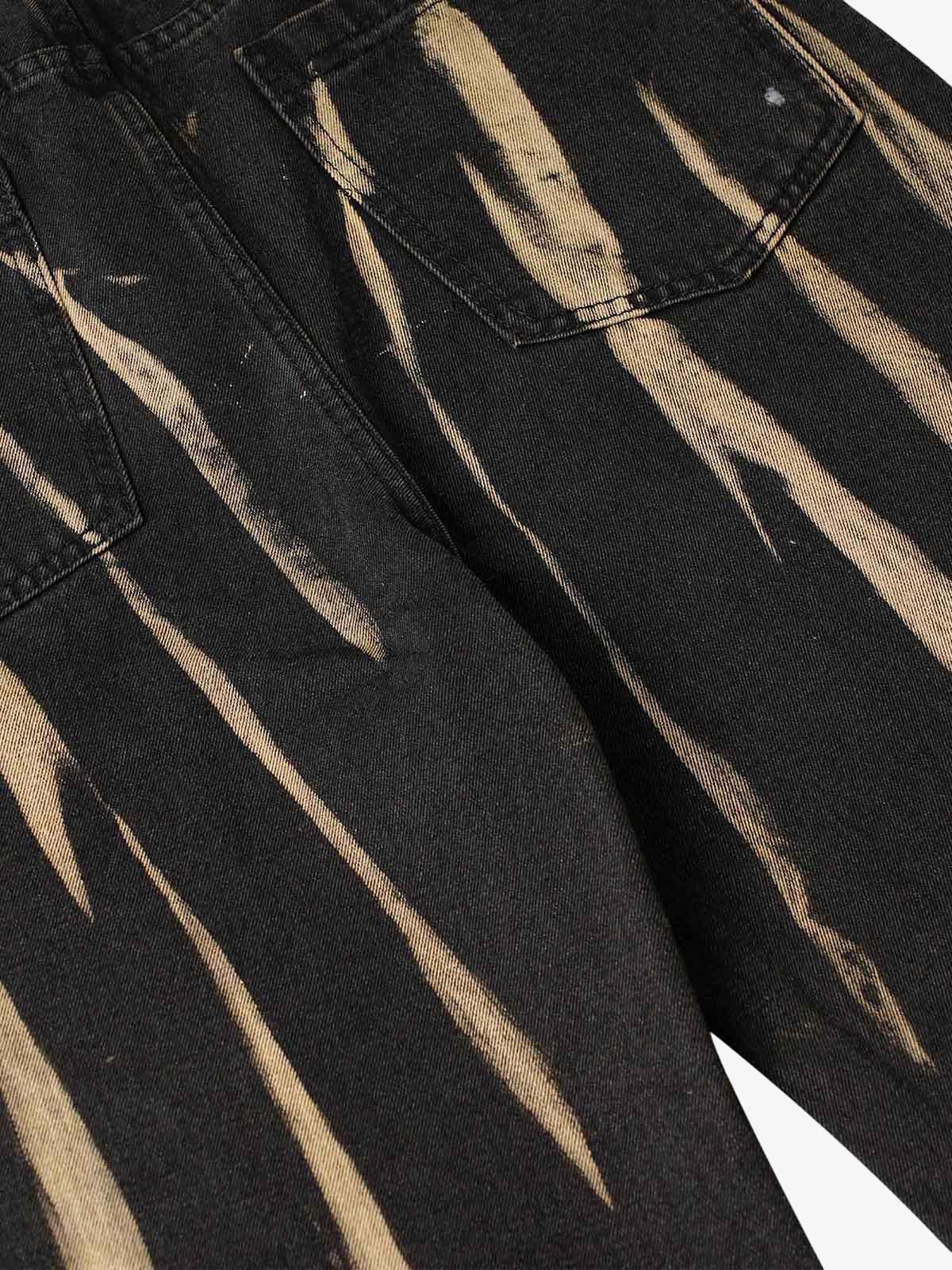Thesupermade High Street Hip Hop Hand-painted Spray-painted Jeans 