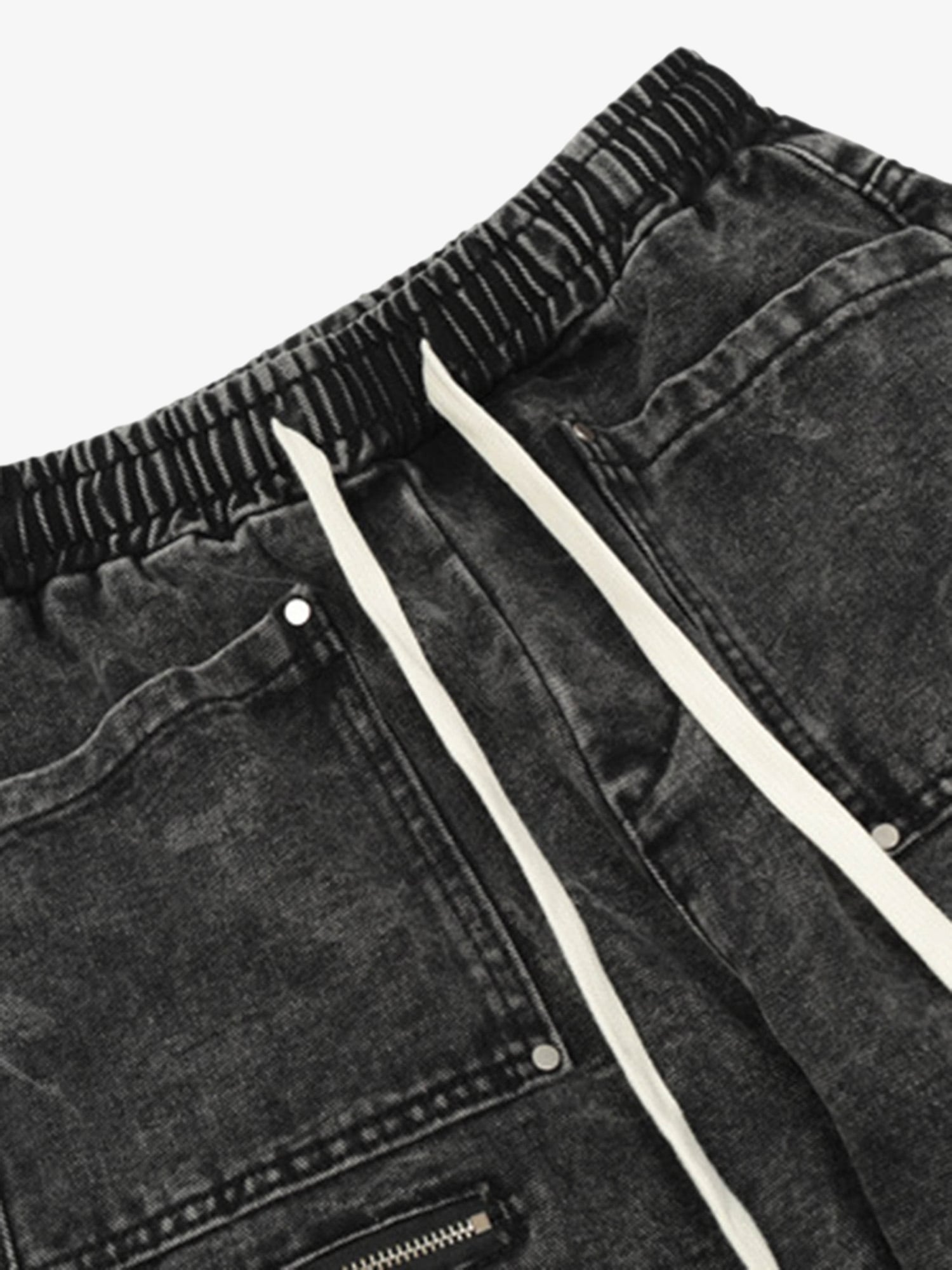 Thesupermade High Street Loose Elastic Waist Drawstring Trousers 