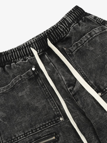 Thesupermade High Street Loose Elastic Waist Drawstring Trousers 