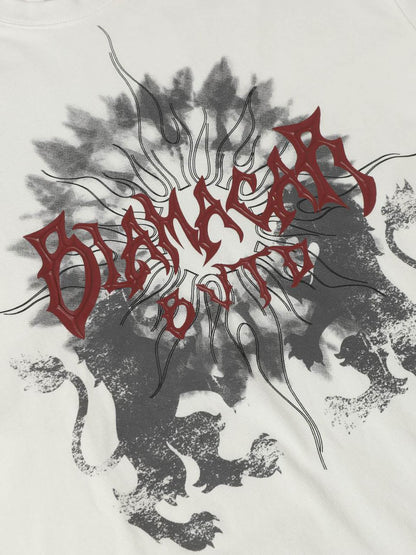 Distressed Batik Graphic T-Shirt 