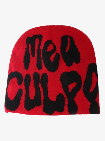 Thesupermade Letter Knitted Hat 