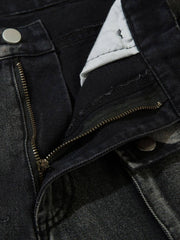 Thesupermade High Street Embroidery Hip-Hop Jeans - 2122 